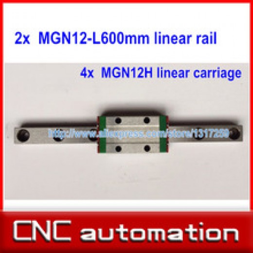 MGN12 L 600 мм линейный рельс+блок